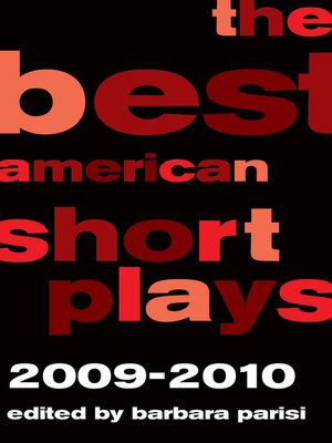 cover image of The Best American Short Plays 2009-2010